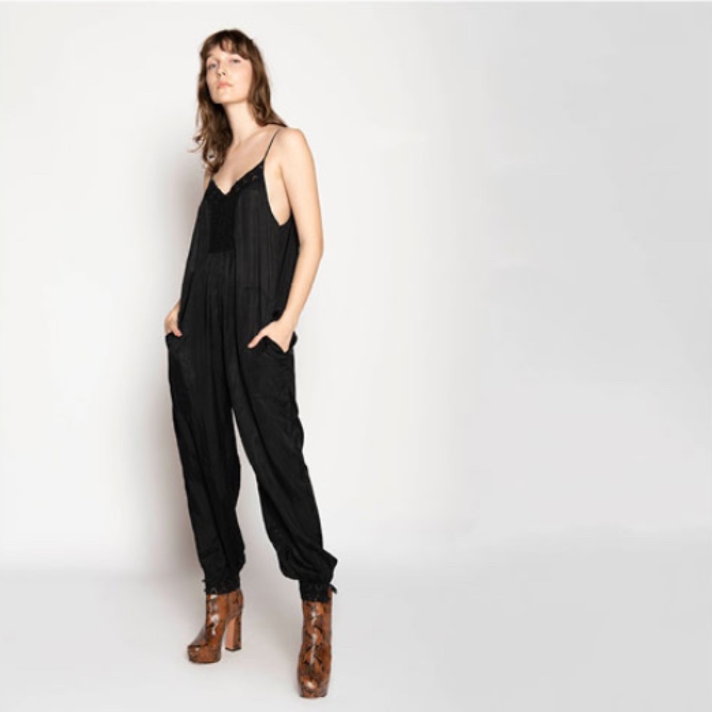 Burning Torch Black Jumpsuit